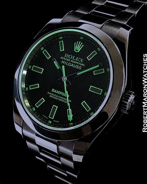 milgauss green rolex price|rolex milgauss bamford.